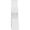 Ekena Millwork Saratoga Architectural Grade PVC Gable Bracket, 84"W x 17 1/2"H x 4"D x 6"F, 5/12 Pitch GBP084X18X0406SAR00 - alternate 5
